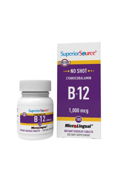 Vitamin B-12 Cyanocobalamin Sublingual Dissolvable Tablets