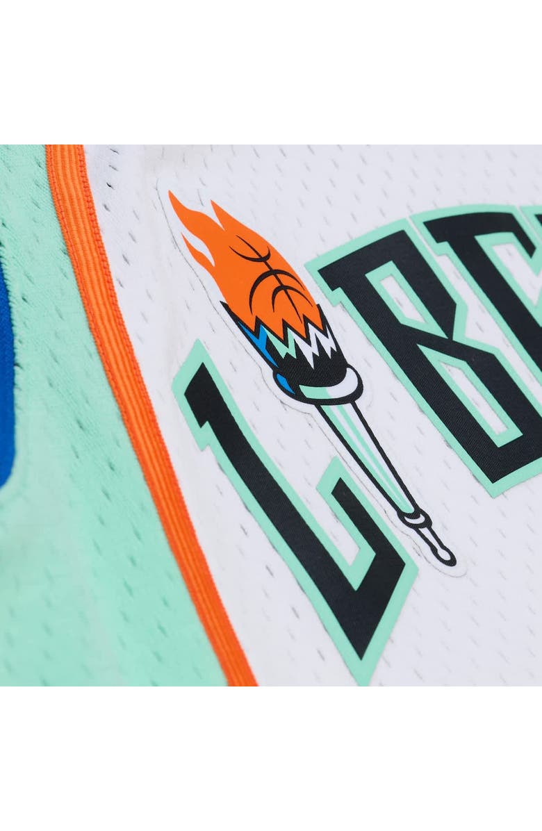 Mitchell & Ness Unisex Mitchell & Ness Rebecca Lobo White New York Liberty Court Origins Swingman Jersey, Alternate, color, White