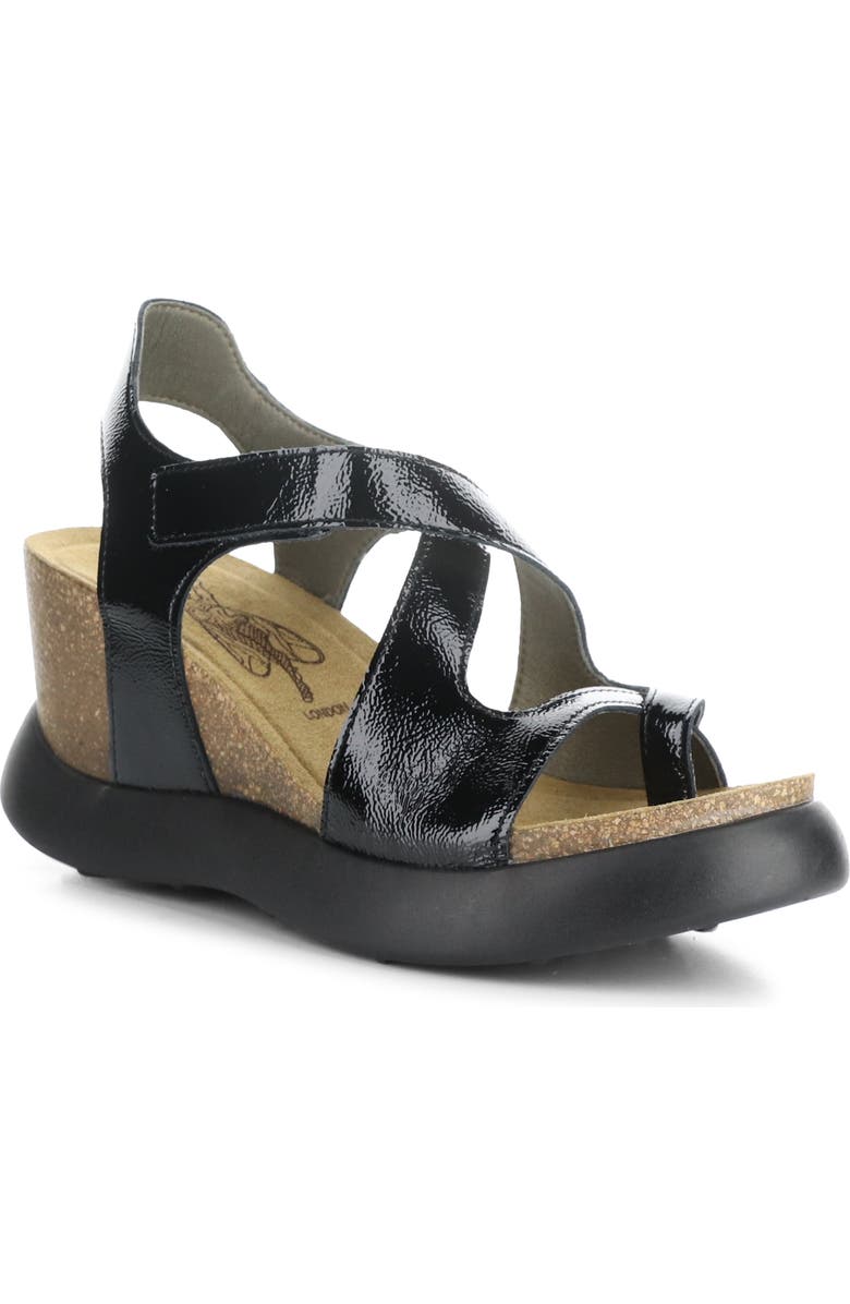 Fly London Gavi Ankle Strap Platform Wedge Sandal, Main, color,