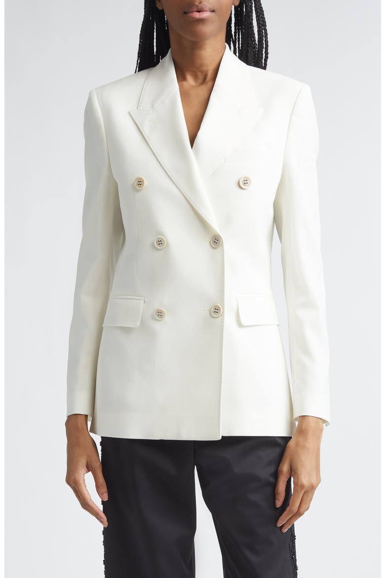 Journey Double Breasted Blazer, Main, color, ARCTIC WOLF