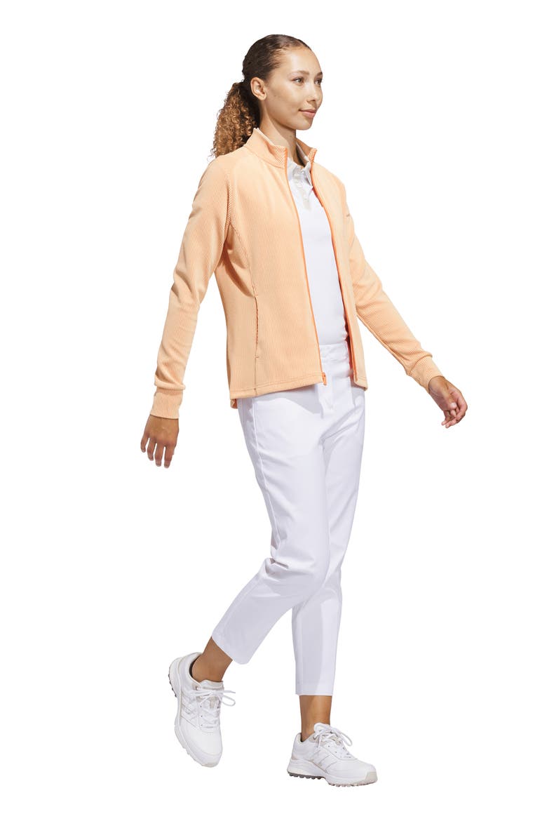 Performance Textured Full Zip Jacket, Alternate, color, DUSKY ORANGE