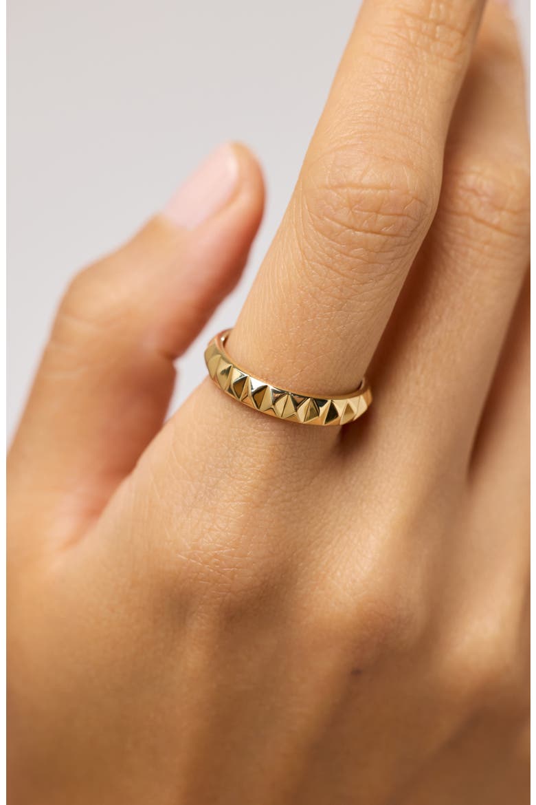 Solid Yellow Gold - Medium Equinox Ring, Alternate, color, Gold