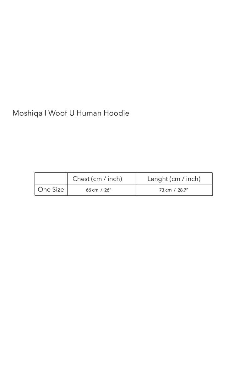 Moshiqa I Woof U Green Human Hoodie, Alternate, color, Green