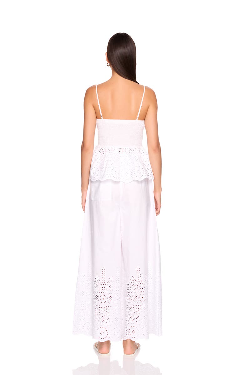 Susana Monaco Embroidered Eyelet Cotton Camisole, Alternate, color, Sugar