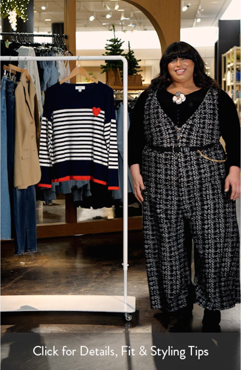 Sailor Stripe Heart Sweater, sales video thumbnail