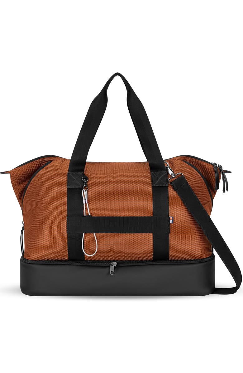 Sherpani Boston Anti Theft Travel Tote Bag with Removable Shoe Compartment, Main, color, Morocco