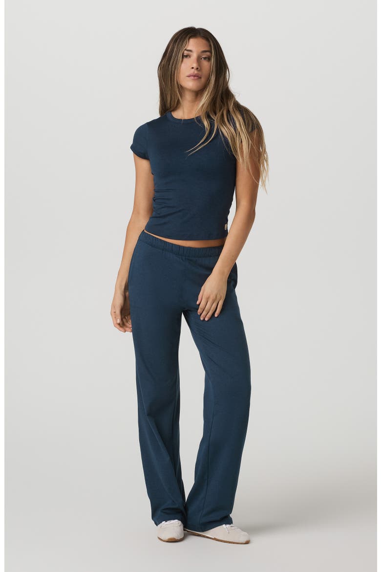 Halo Modern Straight Leg Pants, Alternate, color, BLUE COAST HEATHER