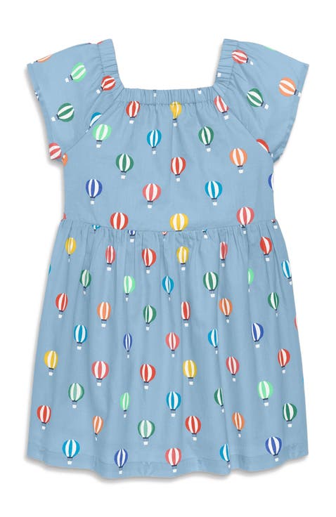 Kids Twirly Dress  In Stream (Toddler, Little Kid, Big Kid)