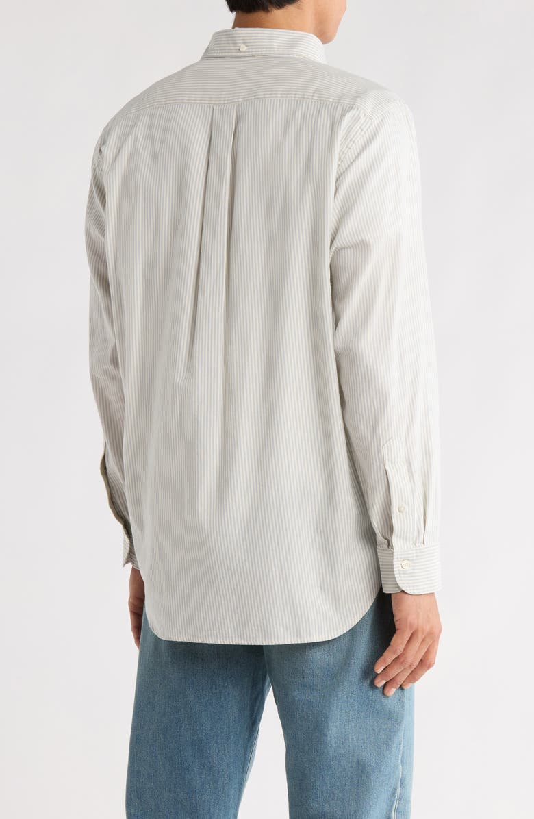 BUCK MASON Stripe California Oxford Button-Down Shirt, Alternate, color,