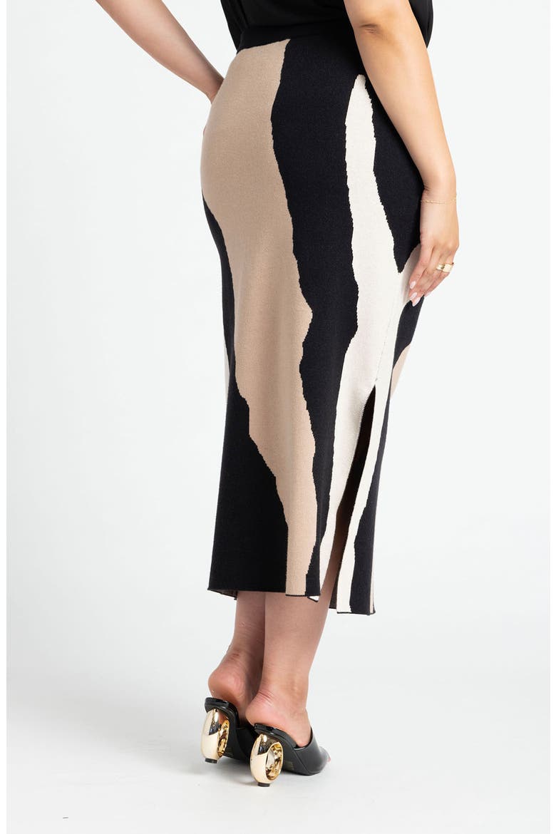 Intarsia Sweater Skirt, Alternate, color, JAGGED EDGE
