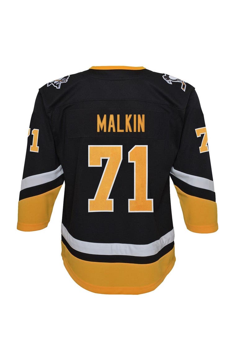 Youth Evgeni Malkin Black Pittsburgh Penguins 2021/22 Alternate Premier Player Jersey, Alternate, color, Black