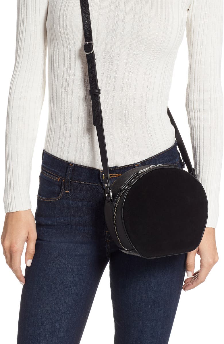 Treasure & Bond Shelby Round Leather Crossbody Bag, Alternate, color,