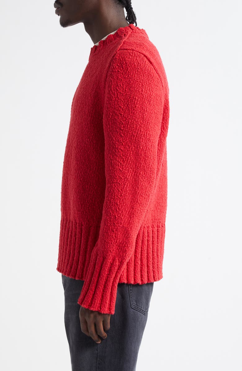 Séfr Joaquin Cotton Crewneck Sweater, Alternate, color, Cardinal Dry Cotton