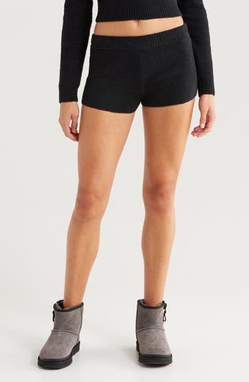 Florence By Mills Chenille Shorts In Black