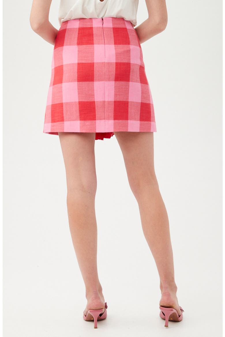 Agapanthus Zip Miniskirt, Alternate, color, TORCH/ DESERT ROSE