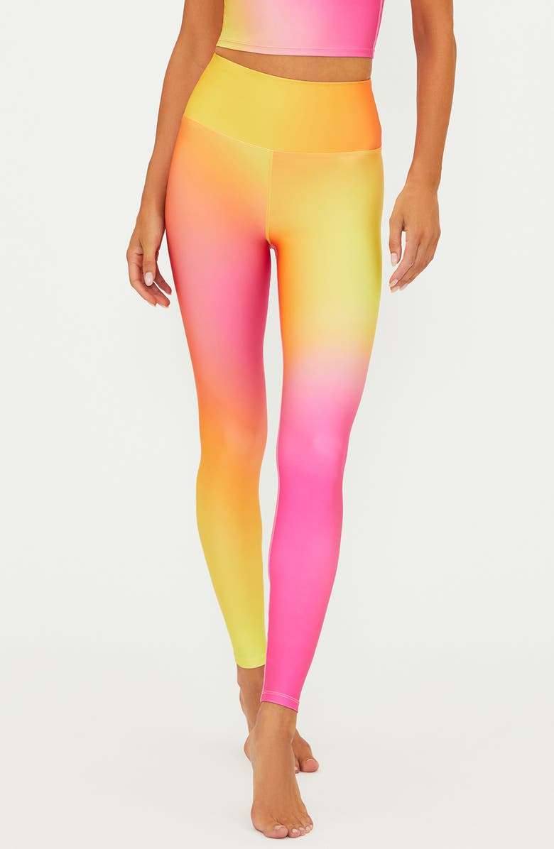 Beach Riot Piper Ombré Leggings, Main, color, Soleil Ombre