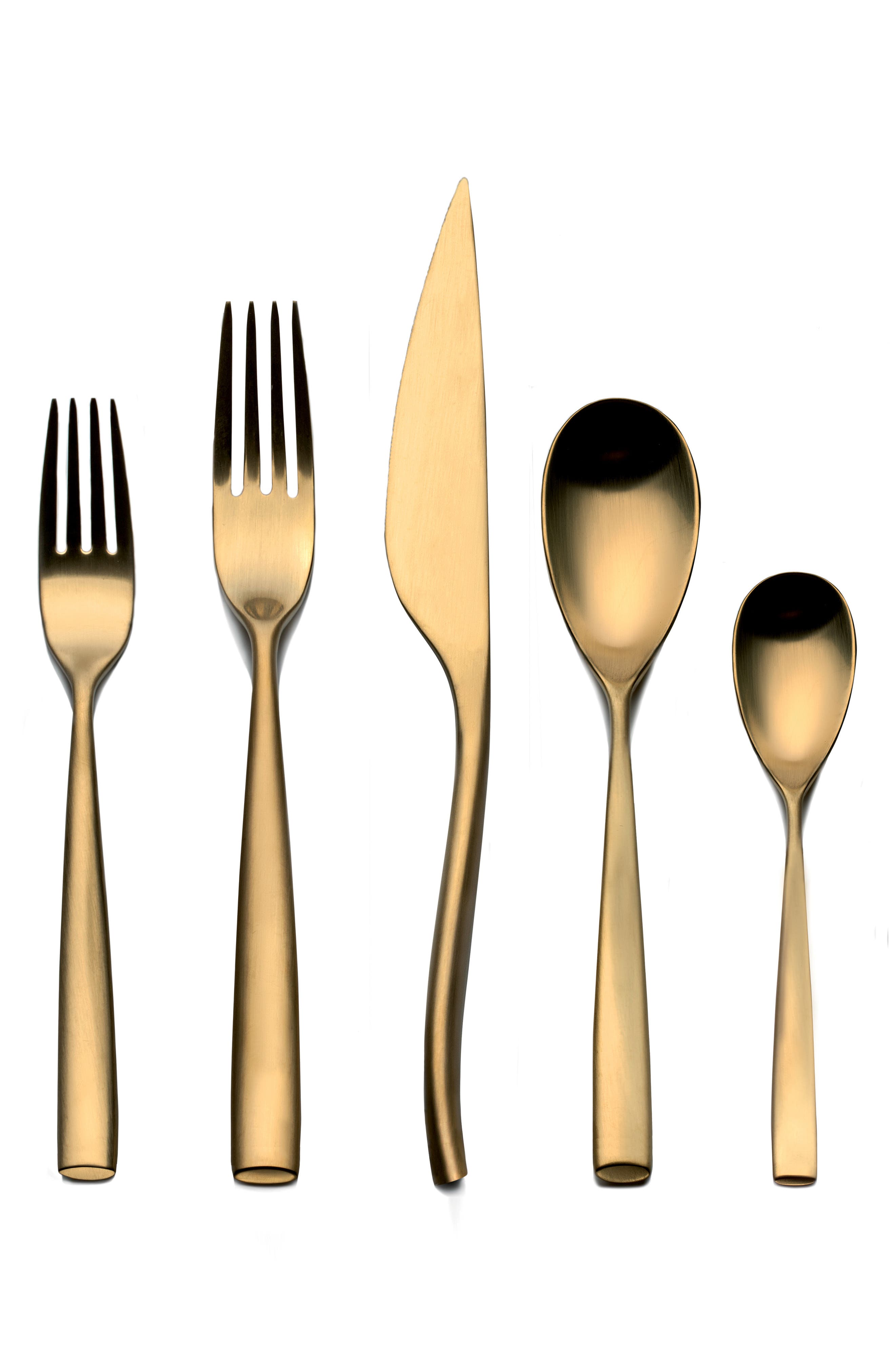 selected BRUSHED STAINLESS GOLD