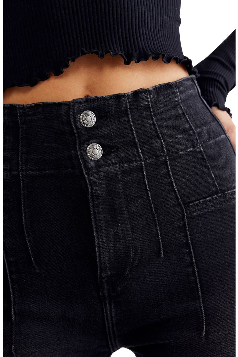 We the Free Jayde Flare Jeans, Alternate, color, ONYX