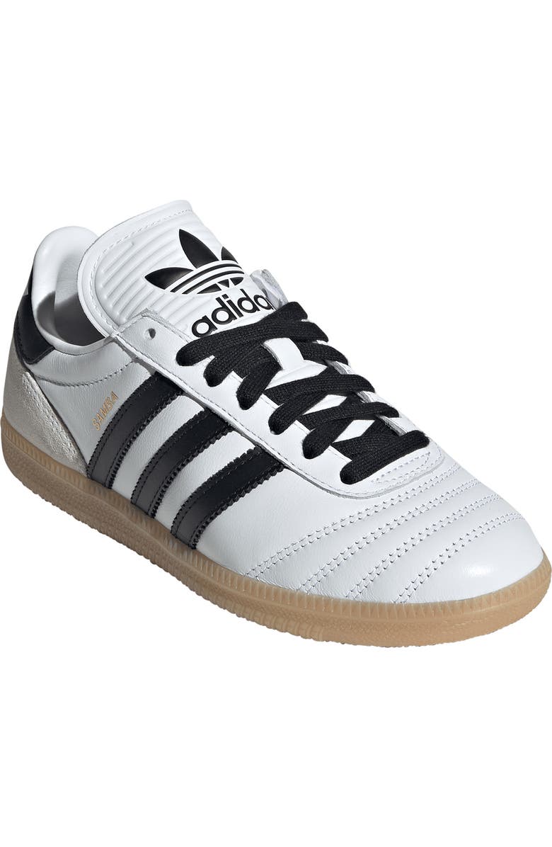 adidas Kids' Samba JP Sneaker, Main, color, White/ Black/ Gum