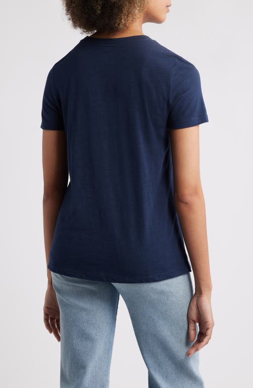 Caslonr Caslon(r) Cotton & Modal T-shirt In Navy Blazer