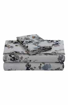 AZORES HOME Lisbon Printed 300 Count Cotton Sheet Set