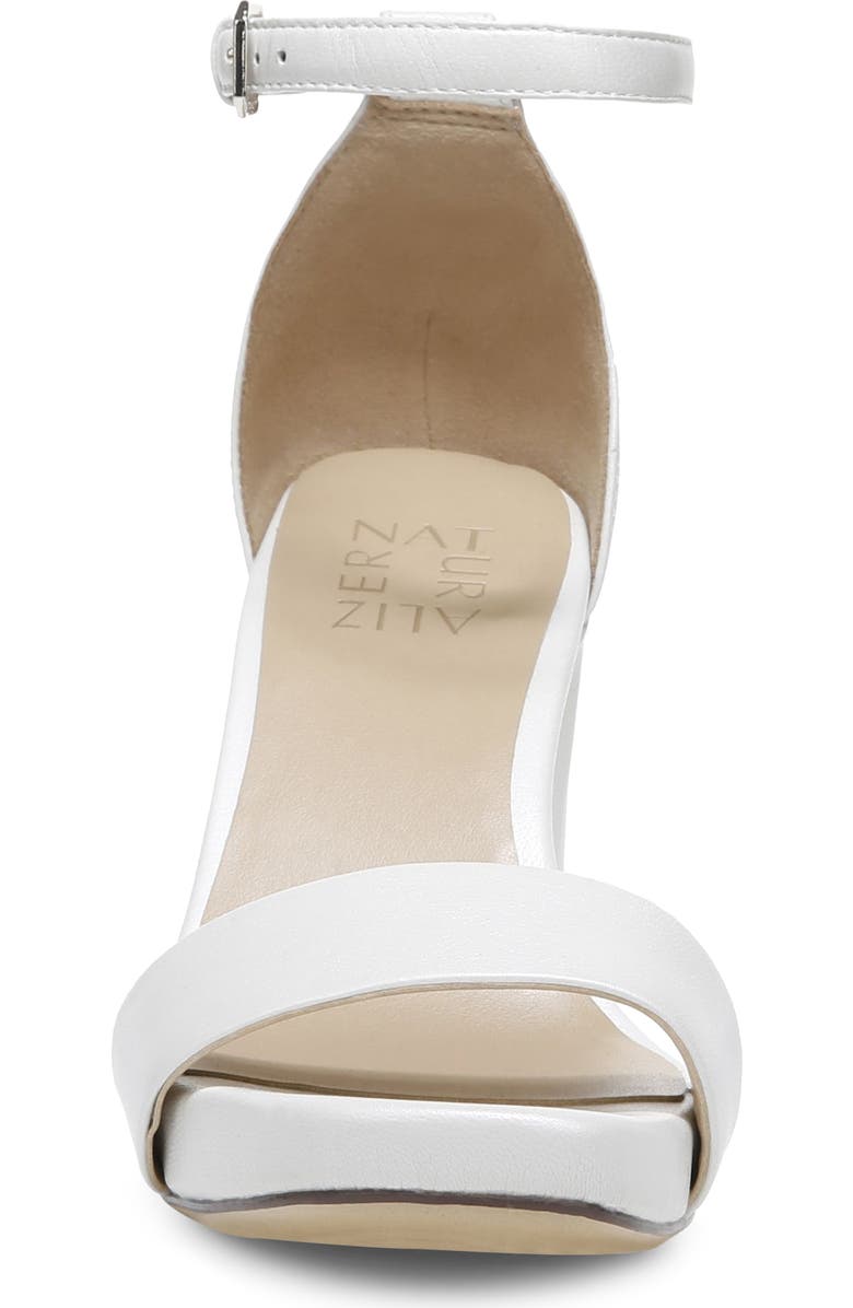 Naturalizer Joy Ankle Strap Sandal, Alternate, color, White Leather