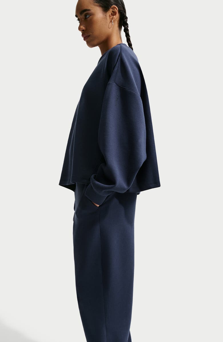 Nike 24.7 ImpossiblySoft Dri-FIT High-Waisted Loose Flared Pants, Alternate, color, 410 Navy/Dark Obsidian