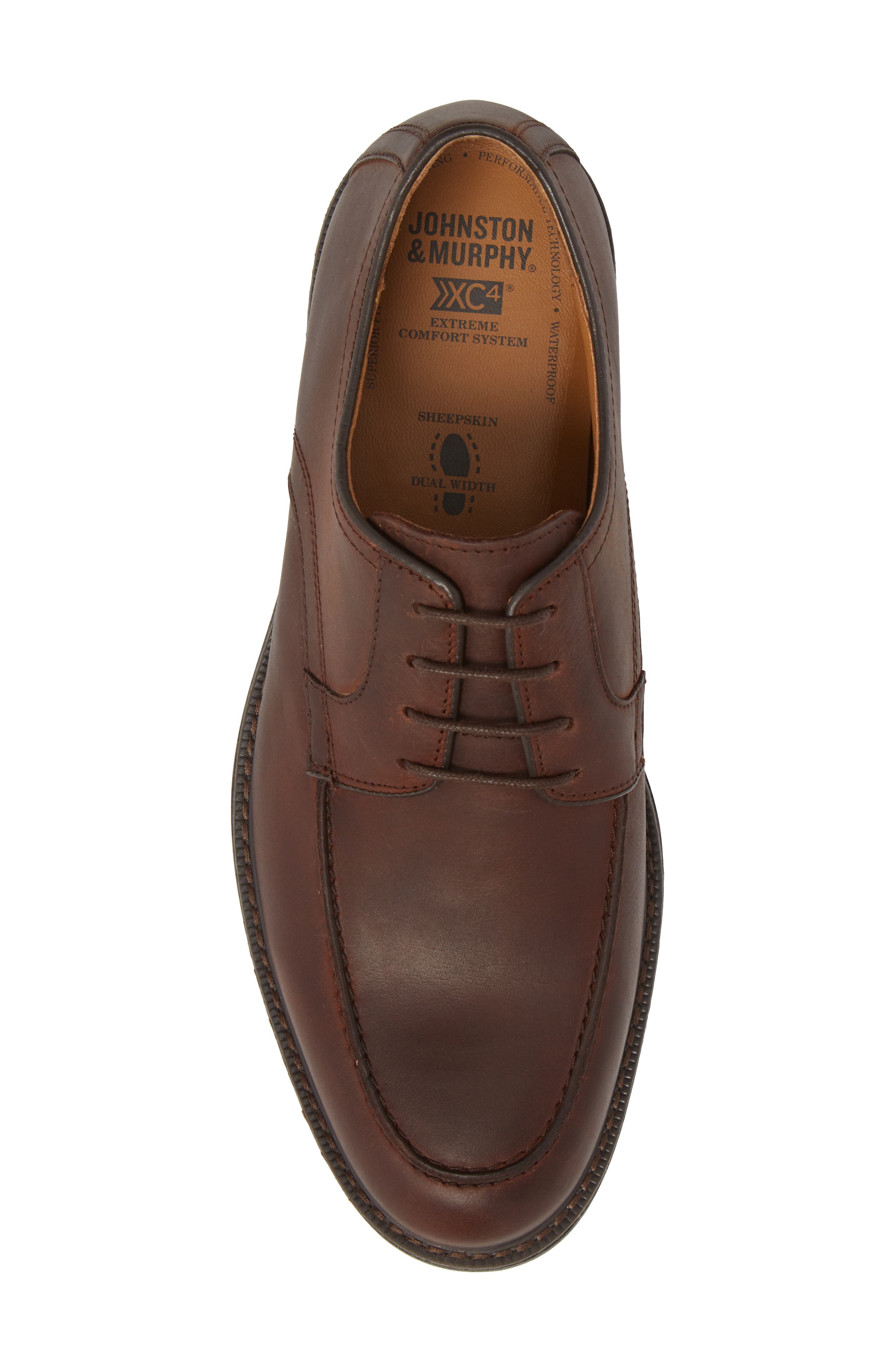 Johnston & Murphy Hollis XC4<sup>®</sup> Waterproof Moc Toe Derby, Alternate, color, 