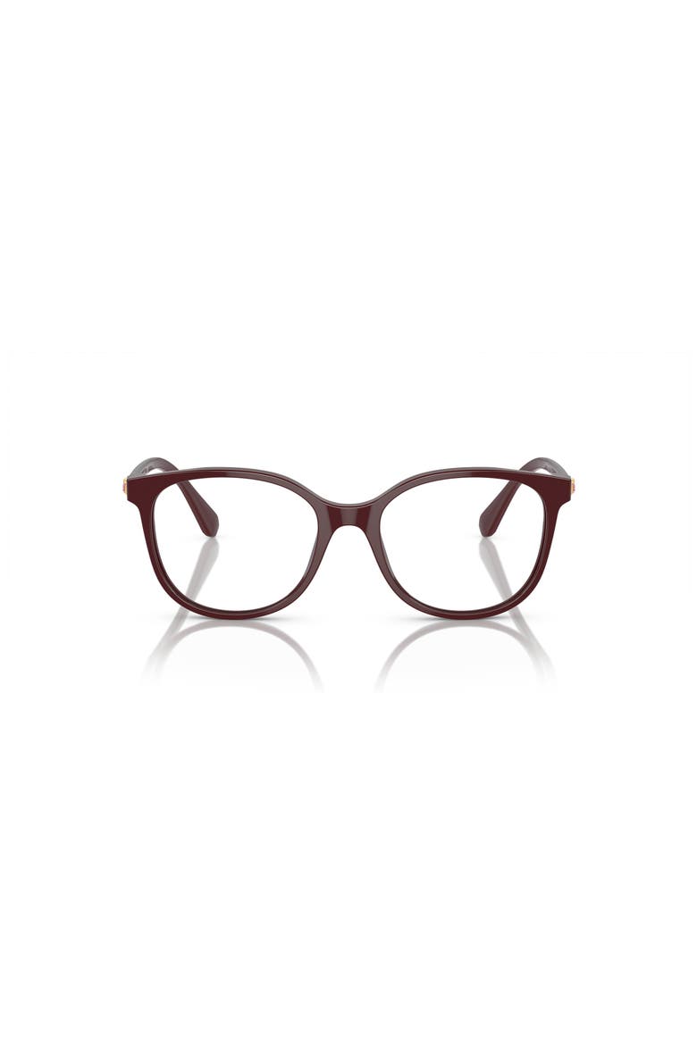 53mm Square optical glasses, Alternate, color, Red