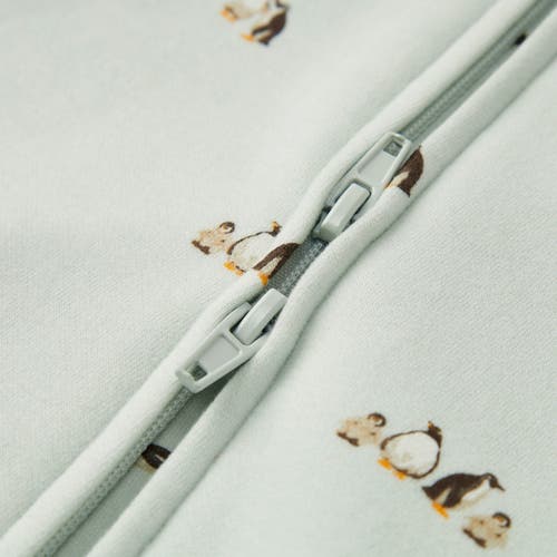 Milkbarn Stretch Fleece Zipper Footed Romper