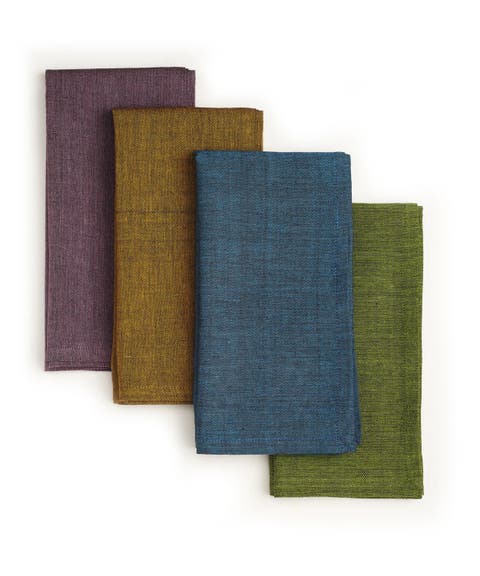 Palette Handwoven Cotton Napkins - Set of 4