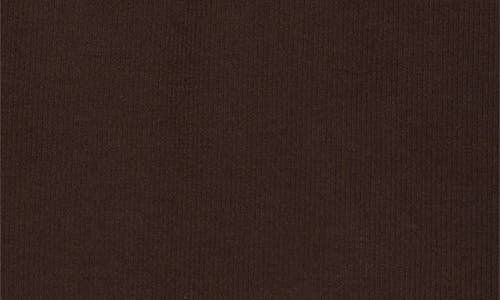 Frame The Mesh Trim Rib Henley In Brown