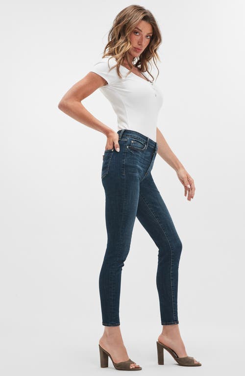 Guess 1981 High Waist Ankle Skinny Jeans In Blue