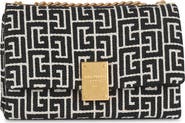 Balmain Small 1945 Soft Monogram Jacquard Crossbody Bag