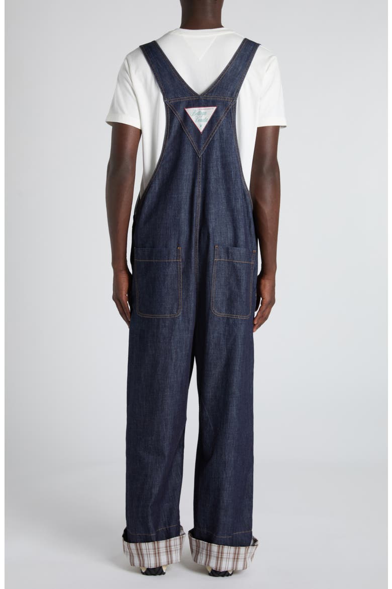 Denim Overalls, Alternate, color, 4245 INDIGO