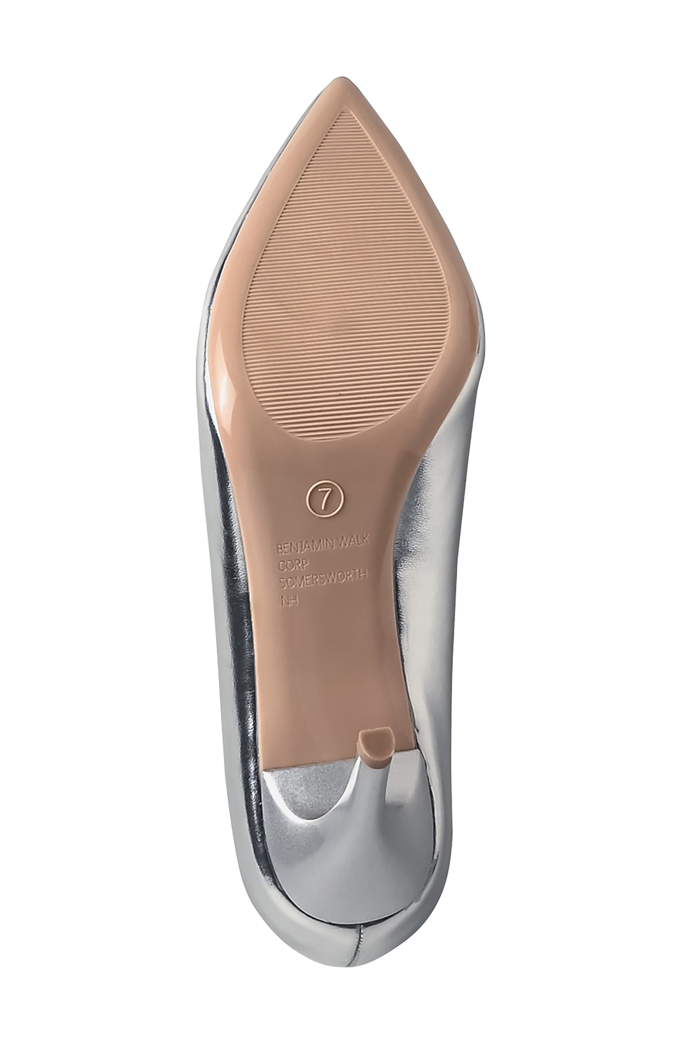 Touch Ups Tia Pointed Toe Pump, Alternate, color, Silver