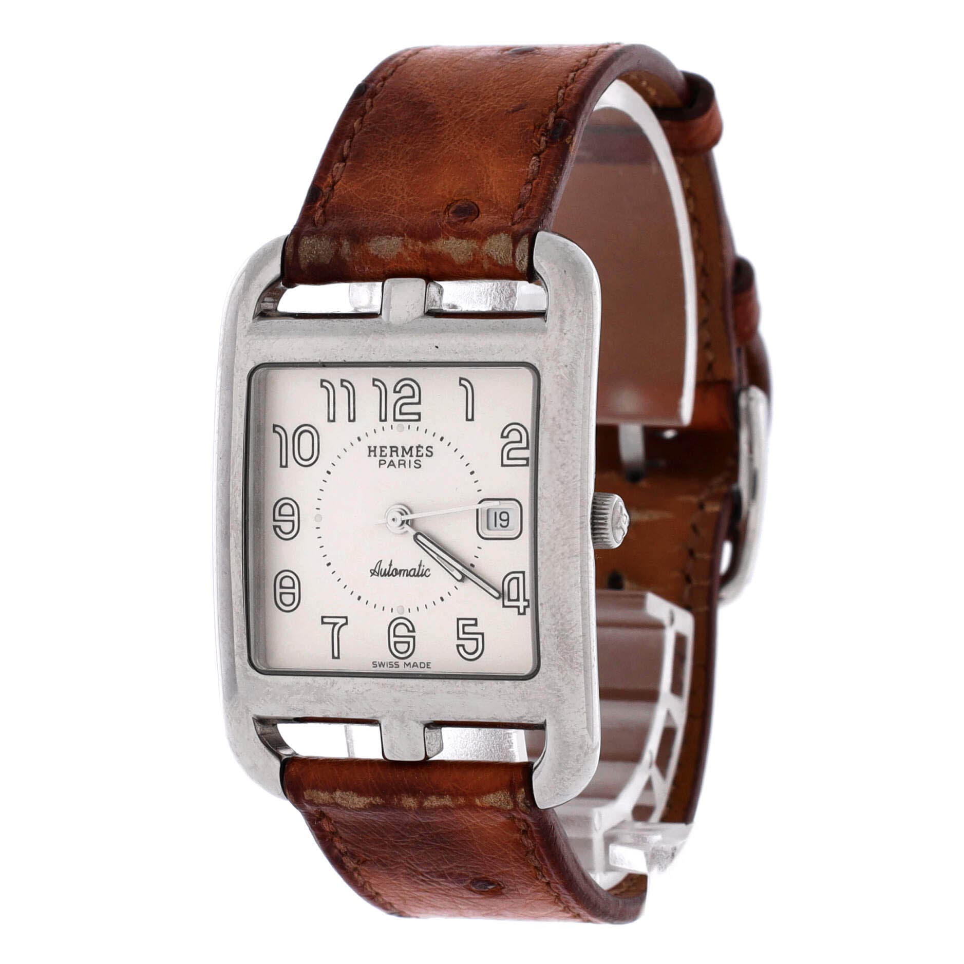 Cape Cod Automatic Watch Stainless Steel and Ostrich 29, Alternate, color, Metallic Silver