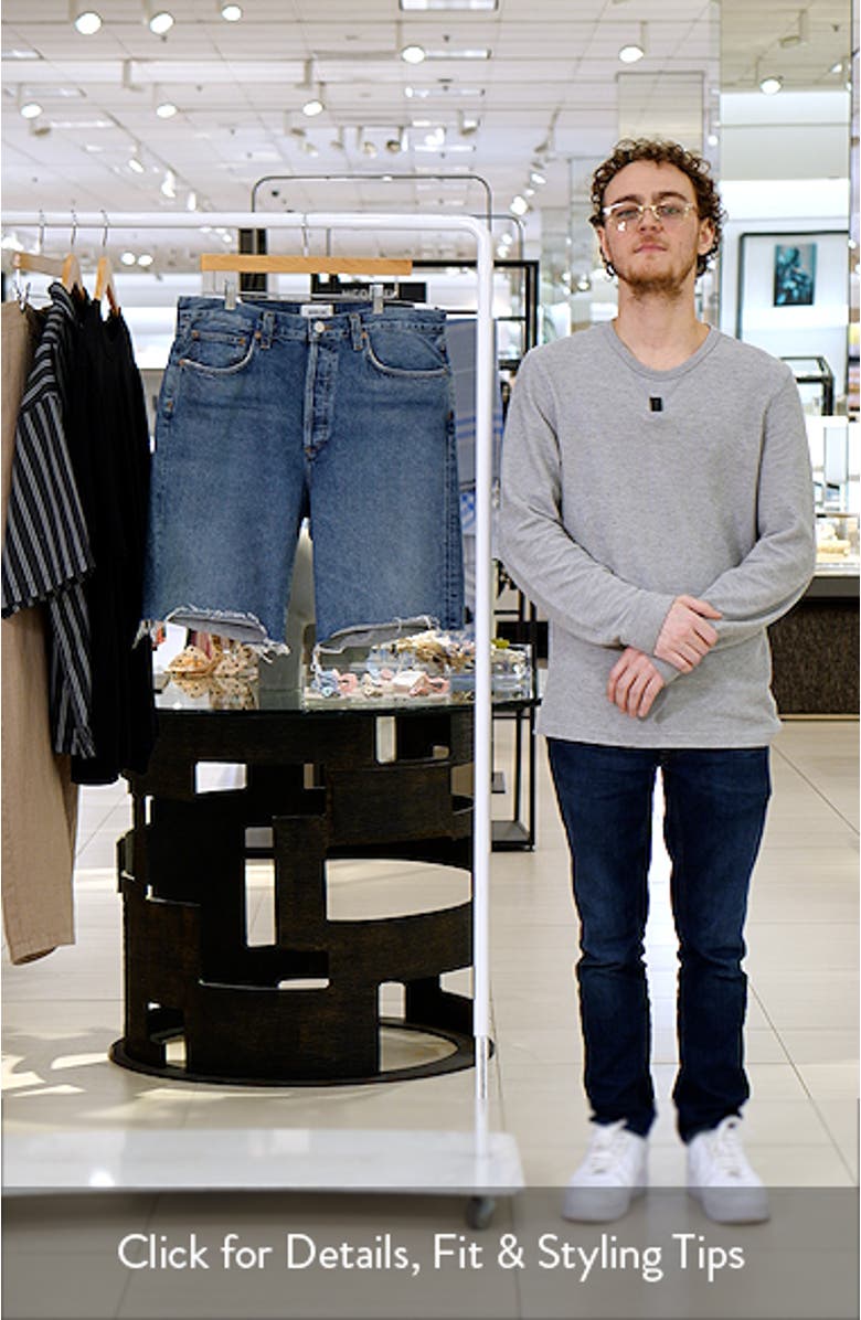Anson Denim Cutoff Shorts, sales video thumbnail