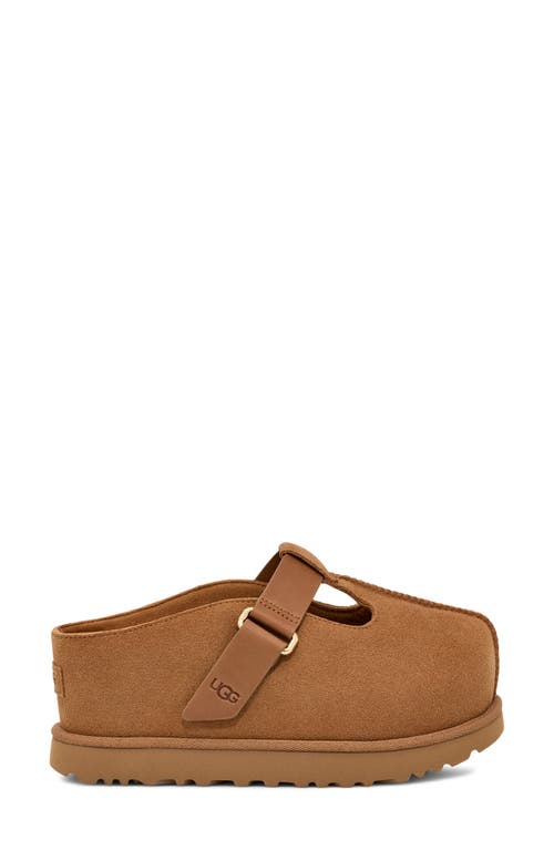 Ugg(r) Goldenstar Platform Clog In Chestnut