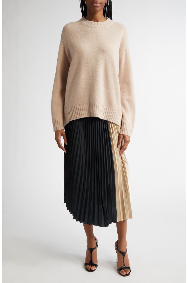 Elena Wool & Cashmere Sweater, Alternate, color, MINK