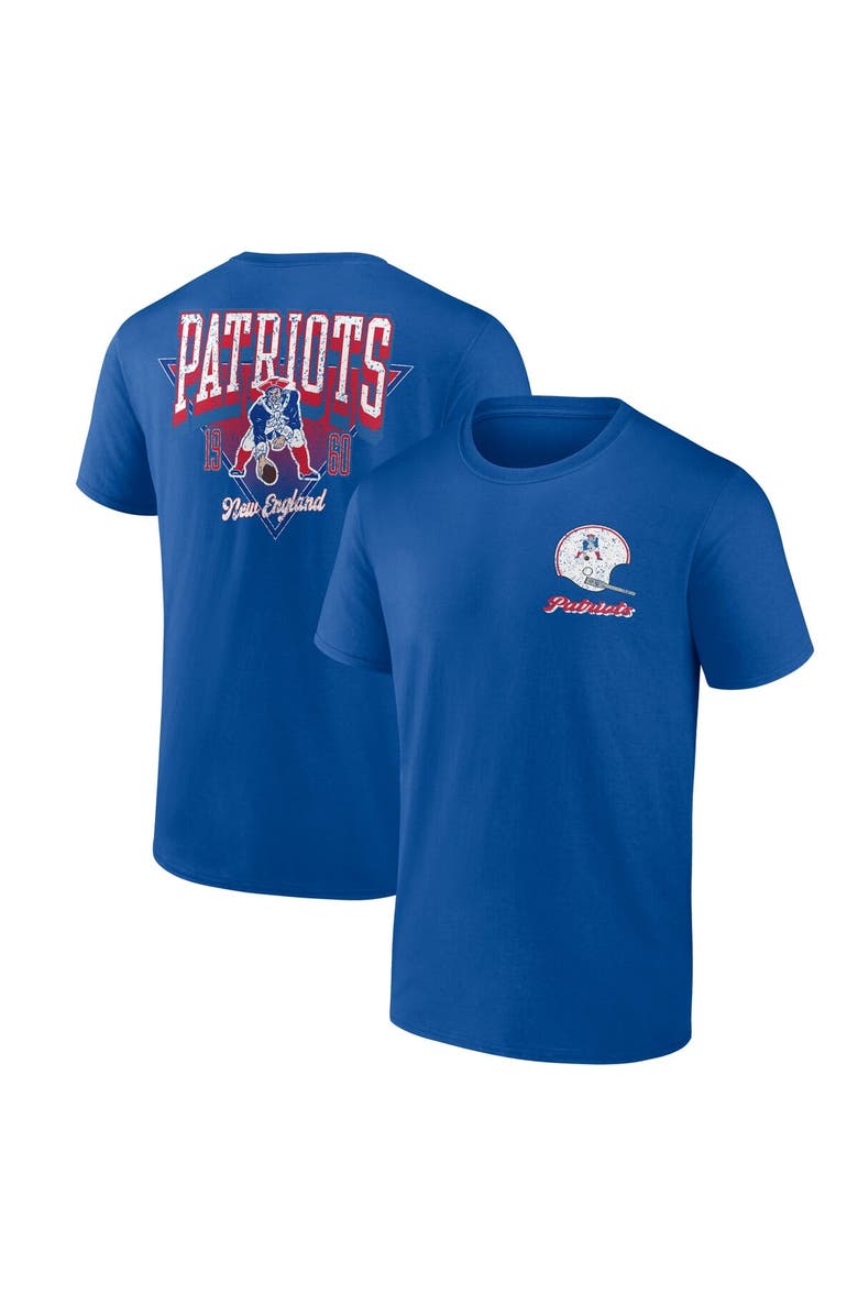 FANATICS Men's Fanatics Royal New England Patriots Never Over T-Shirt, Main, color, 