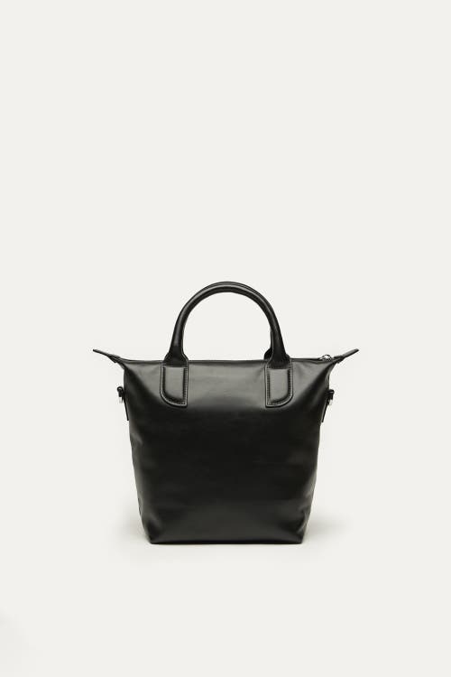 Want Les Essentiels De La Vie Want Les Essentiels Petit O'hare Smooth Leather Tote In Black