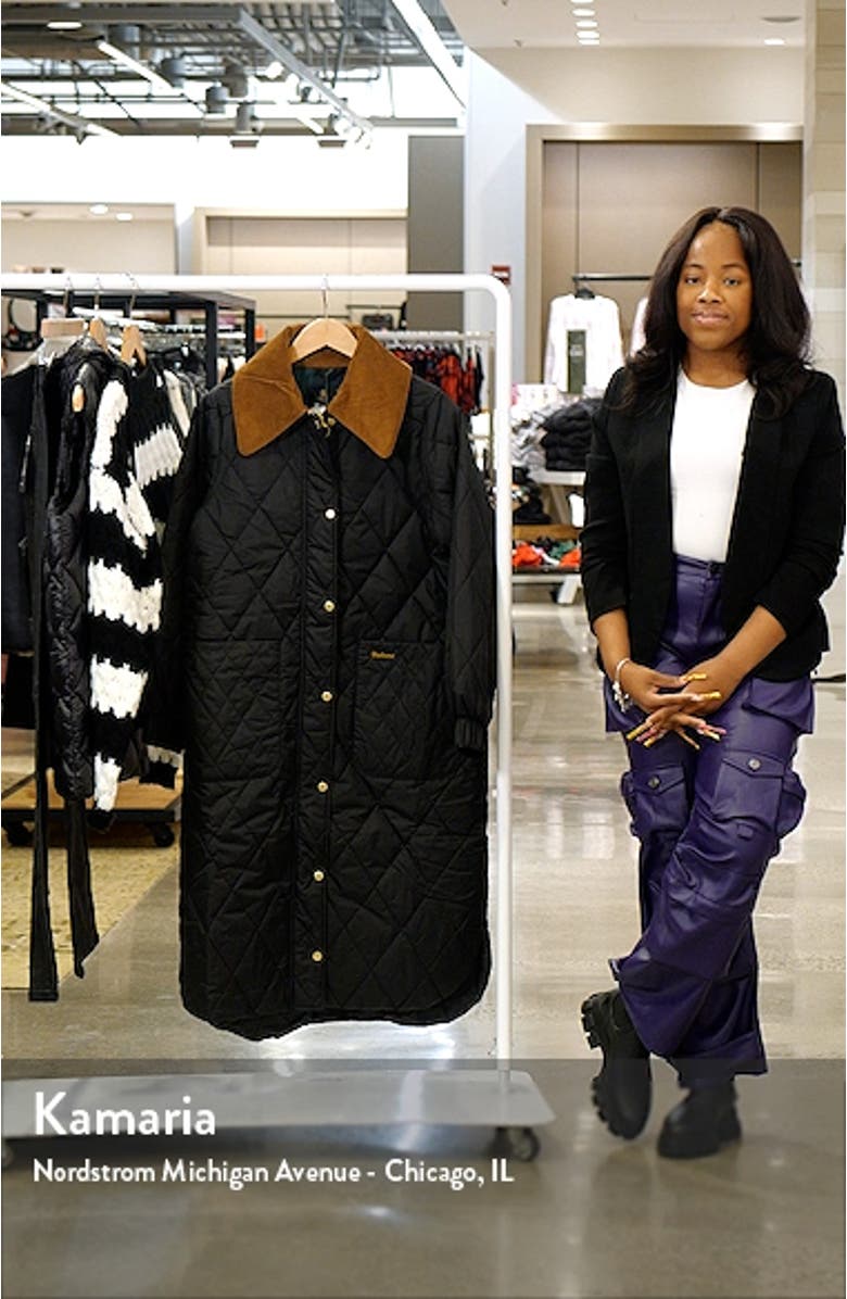 Marsett Quilted Longline Jacket, sales video thumbnail