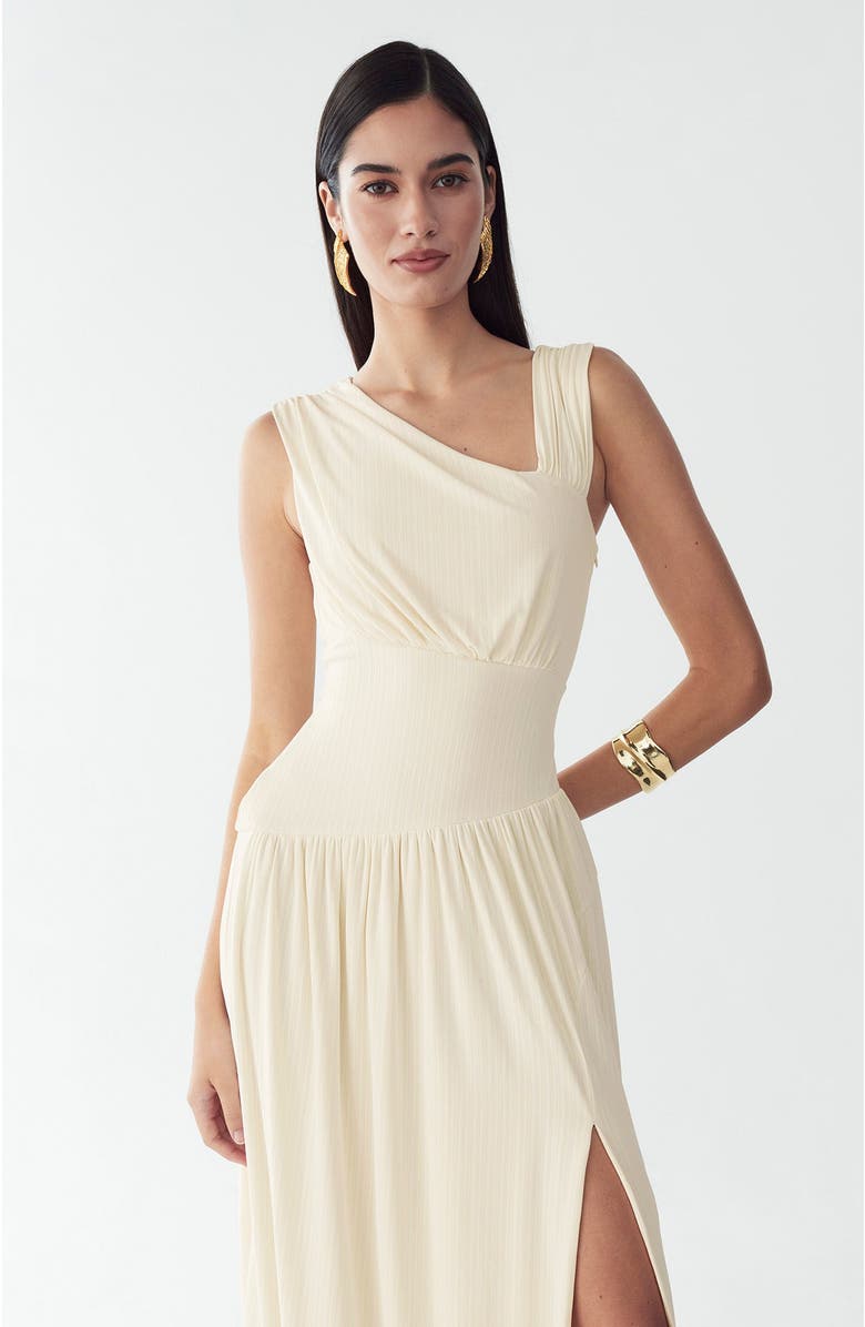 BWLDR Riah Maxi Dress, Alternate, color, Off White