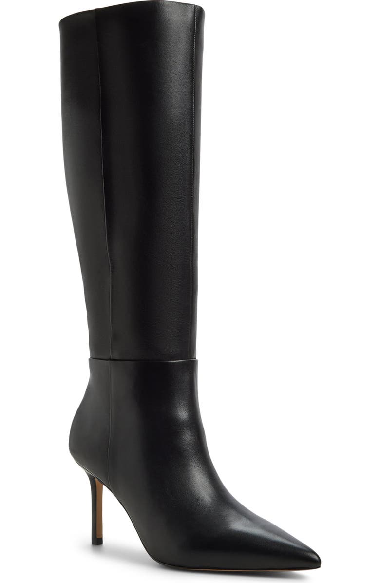 ALDO Saphiria Knee High Boot, Main, color, Black