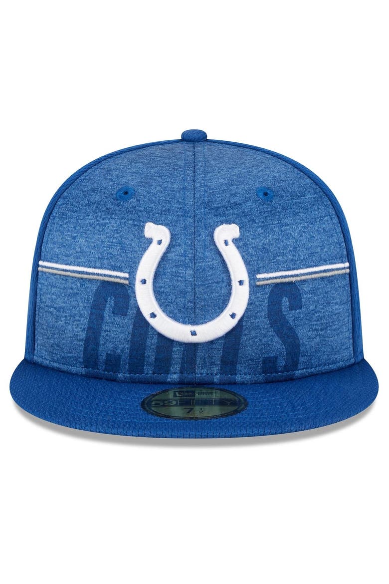 Men's New Era Royal Indianapolis Colts 2023 NFL Training Camp 59FIFTY Fitted Hat, Alternate, color, Royal