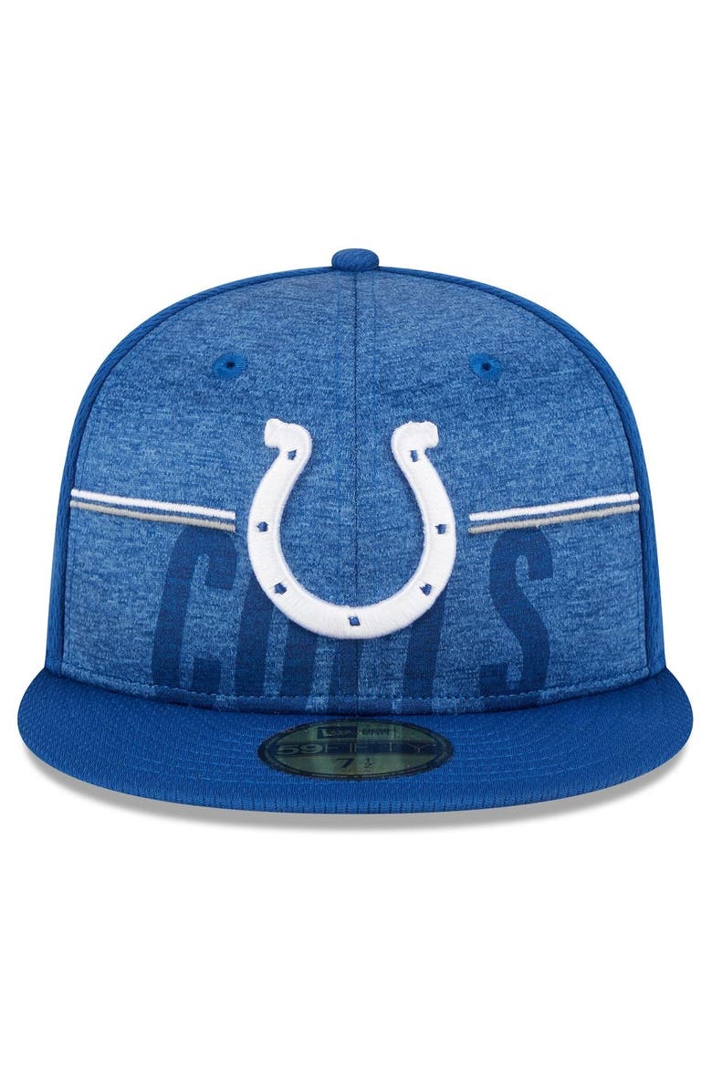 New Era Men's New Era Royal Indianapolis Colts 2023 NFL Training Camp 59FIFTY Fitted Hat, Alternate, color, 