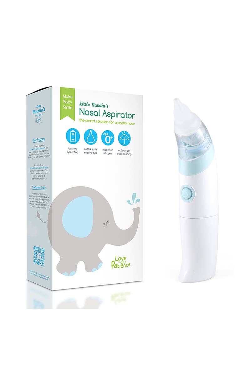 Little Martin's Baby Electric Nasal Aspiratorbluegentle & Quick Mucus Removal, Alternate, color, White