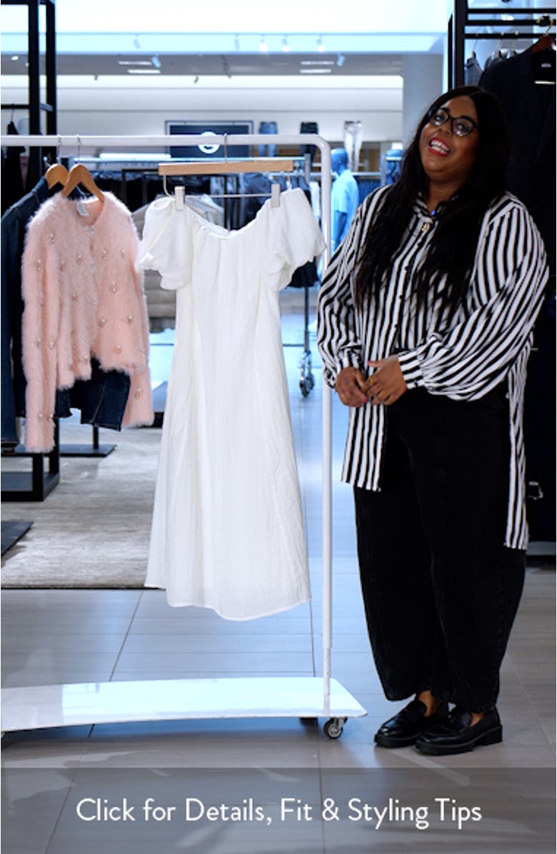 Off the Shoulder A-Line Dress, sales video thumbnail