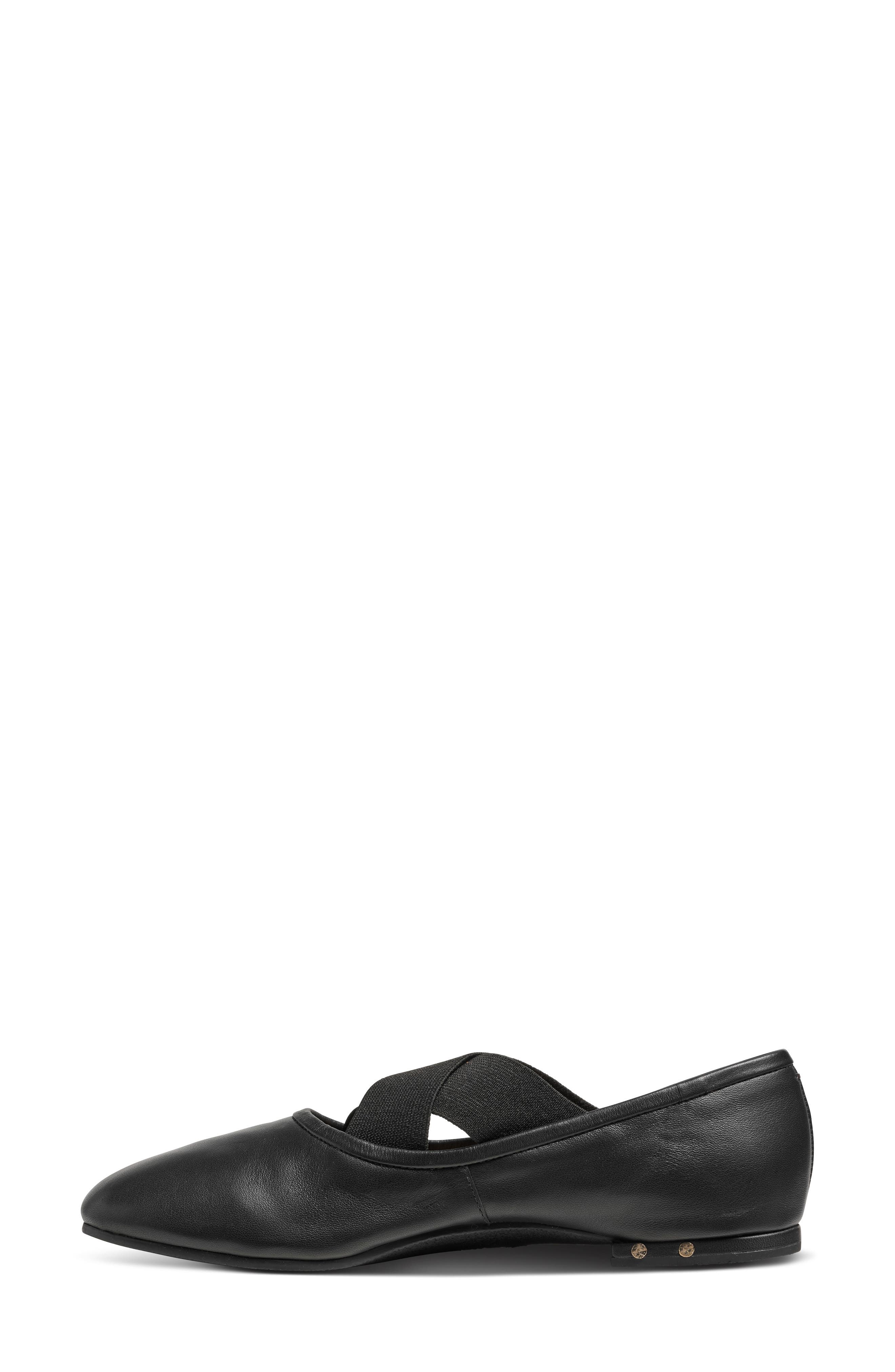Serin Mary Jane Flat, Alternate, color, BLACK
